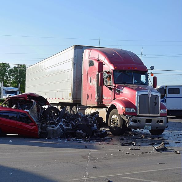 Abogados de accidentes de camiones en Santa Ana​