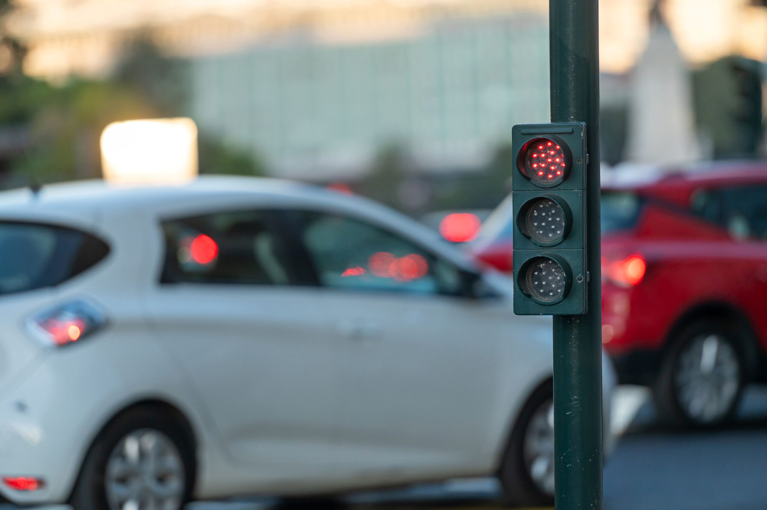 Accidente por luz roja